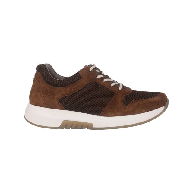 Gabor rollingsoft sensitive 76.946.42 - dames rollende wandelsneaker - Bruin - maat 37 (EU) 4 (UK)