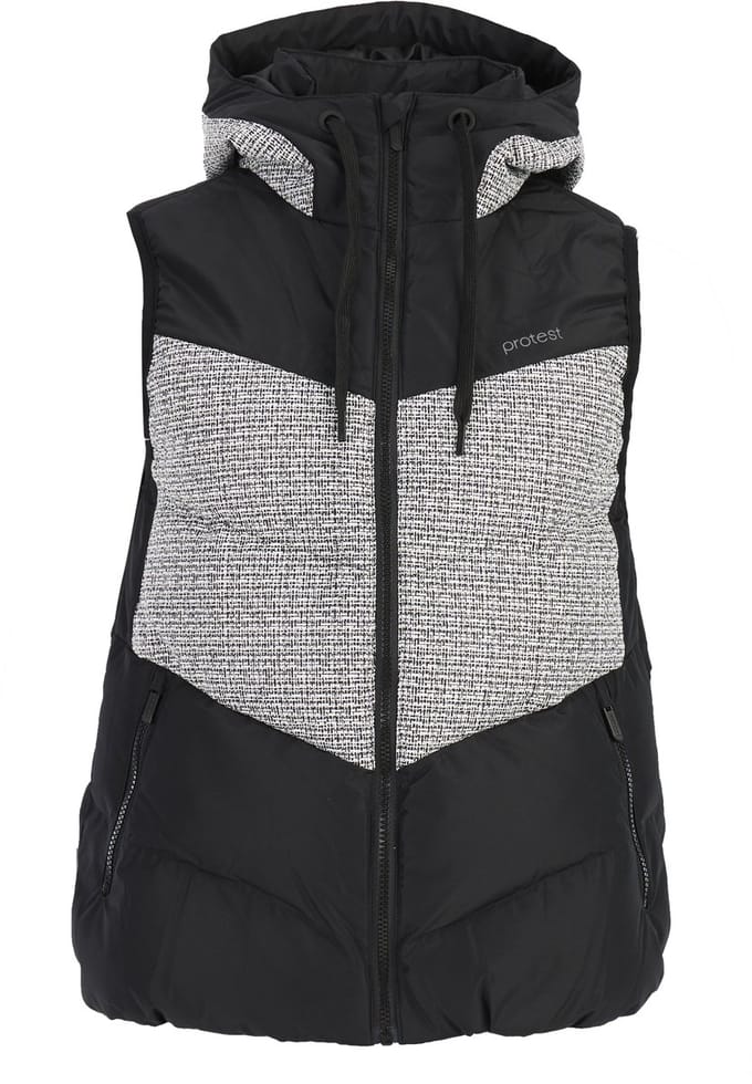 Protest Prtphar – Bodywarmer Dames – Ritssluiting – Capuchon