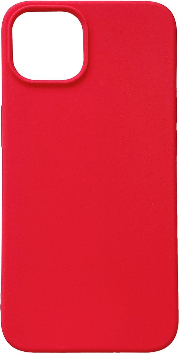 Casemania Hoesje Geschikt voor Apple iPhone 13 - Rood - Extra Stevig Siliconen Back Cover