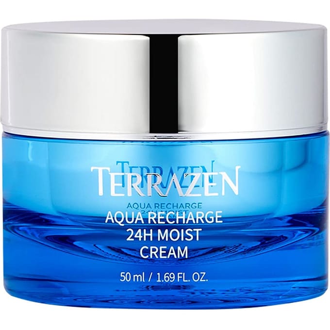 Terrazen, Aqua Recharge, 24-Uurs Hydraterend, Watercrème, Gezicht, 50 ml