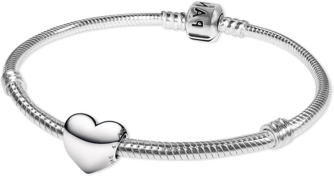 Pandora Women's Bracelet Sterling Silver 925 68570, Medium, Sterling Silver, No Gemstone