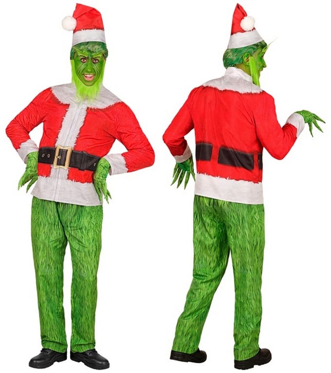 Kerst monster kostuum Grinch