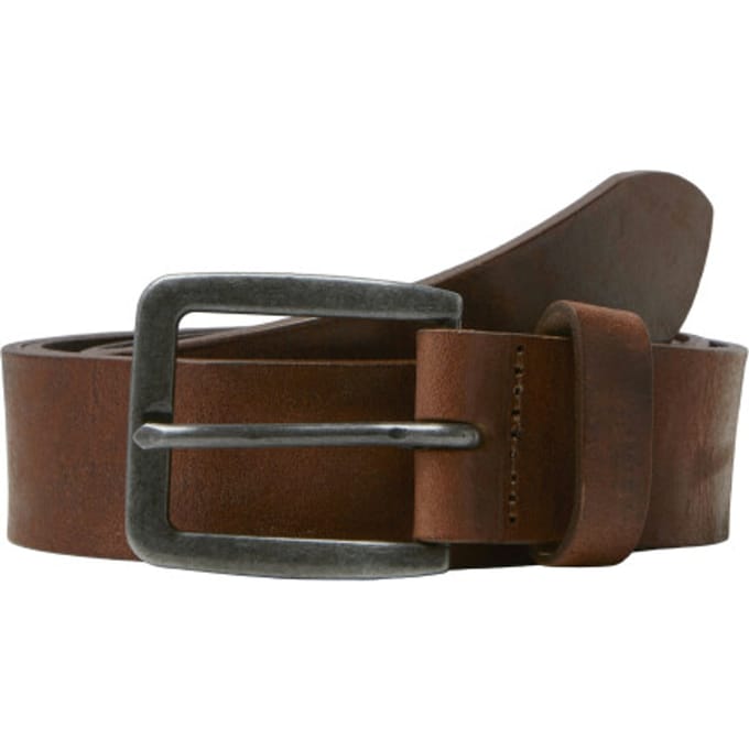 JACK & JONES Jacvictor leather belt - heren riem - bruin (mocha bisque)