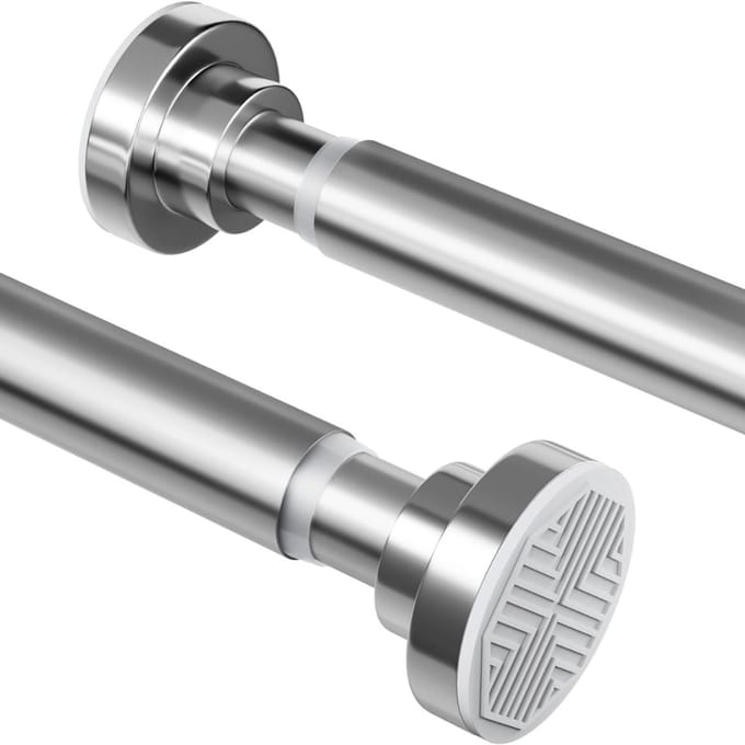 CLVP® Douchestang - Doucheset - Douchegordijnstang - Zilver