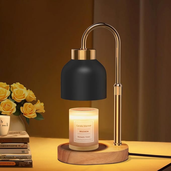 Geurbrander Lamp met Timer en Dimfunctie – Elektrische Wax Warmer voor Geurwax