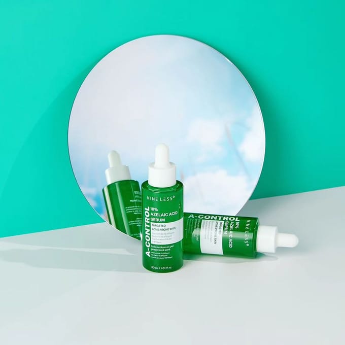 NINE LESS A-Control 10% Azelaic Acid Serum 30ml - serum do twarzy o działaniu rozjaśniającym