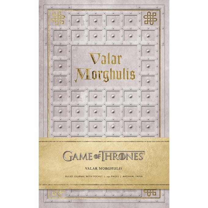 Game of Thrones: Valar Morghulis Hardcover Ruled Journal