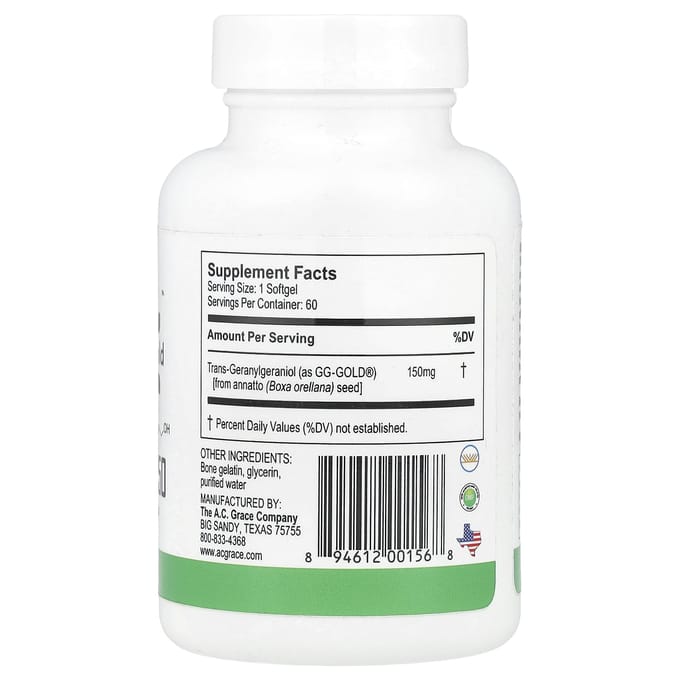 CA. Grace Company, UNIQUE E-GG 150, 150 mg, 60 gélules molles faciles à avaler