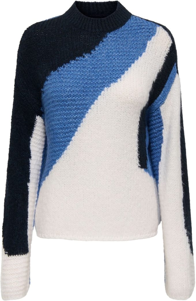JDY - JDYDINEA L/S O-NECK MIX PULLOVER KNT - Dames - Gebreide truien