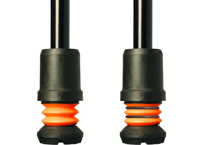 Flexyfoot stokdop - 22 mm zwart