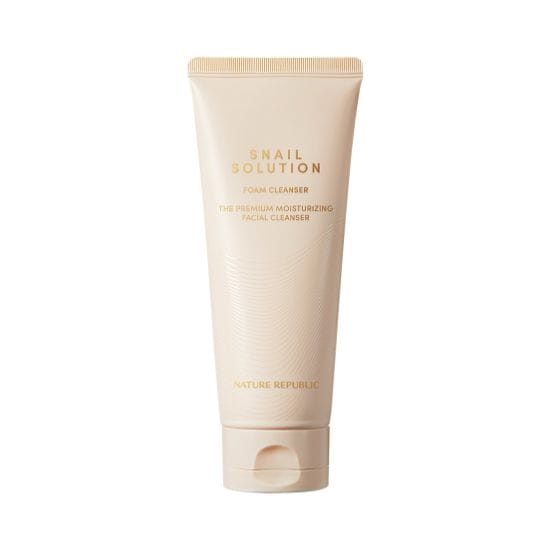 Nature Republic Snail Solution Mousse Nettoyante 150 ml white