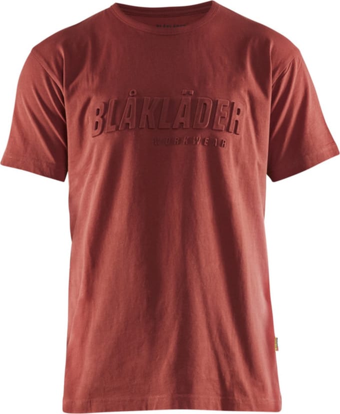 Blaklader T-shirt 3D 3531-1042 - Gebrand rood - 4XL