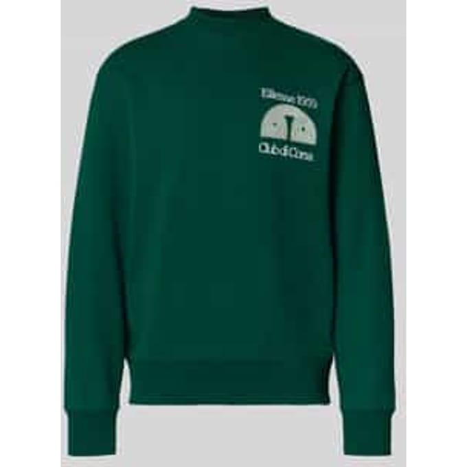 Sweatshirt met labelstitching