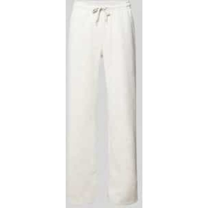 Straight fit sweatpants met tunnelkoord