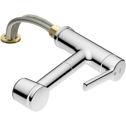 KWC LUNA-E single lever sink mixer with pull-out shower 10.441.053.000FL