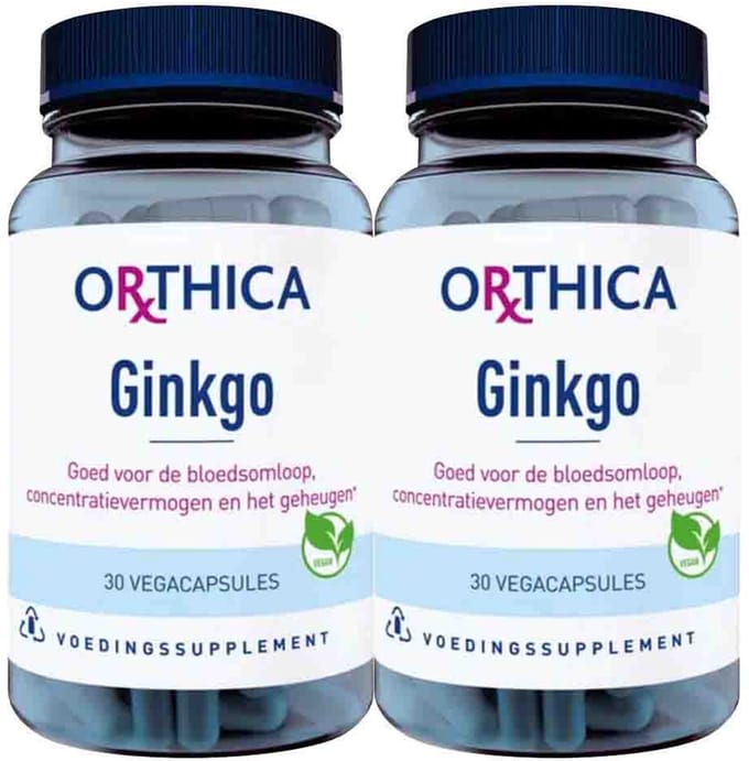 Orthica - Ginkgo - 2 x 30 tabletten - Voordeelverpakking
