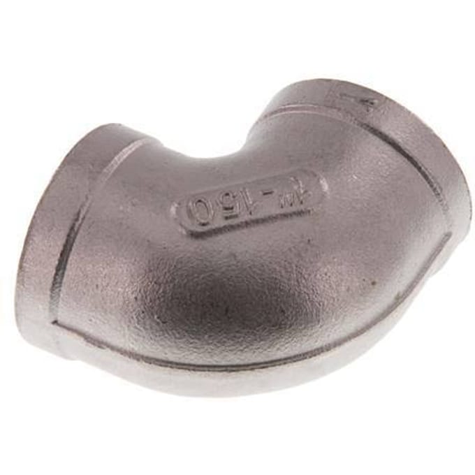 Rp 1'' RVS L-Fitting 90graden 10 Bar