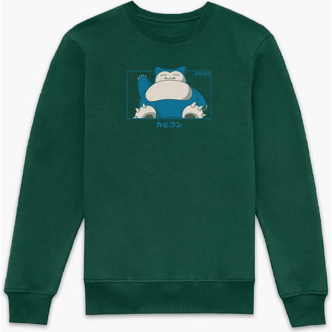 Pokémon Snorlax Sweatshirt - Green - XXL