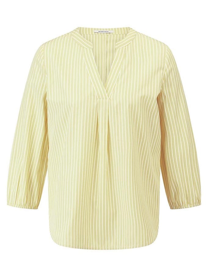 Blouse Van Peter Hahn geel
