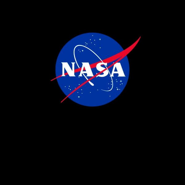 NASA Logo Insignia Dames T-shirt - Zwart - M
