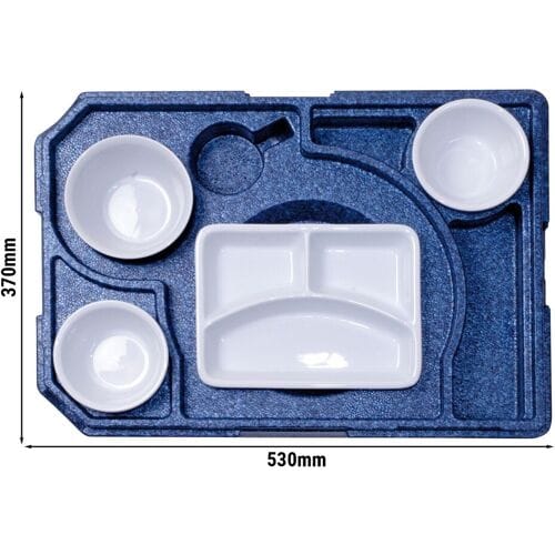(10 stuks) THERMO FUTURE BOX Thermobox DINNER +3 - Blauw