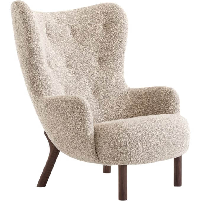 &Tradition Fauteuil Petra VB3 - karakorum 003 - oiled walnut