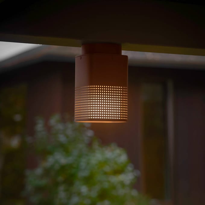 Nordlux Sidara Seaside buiten-downlight, bruin metallic, IP54, E27