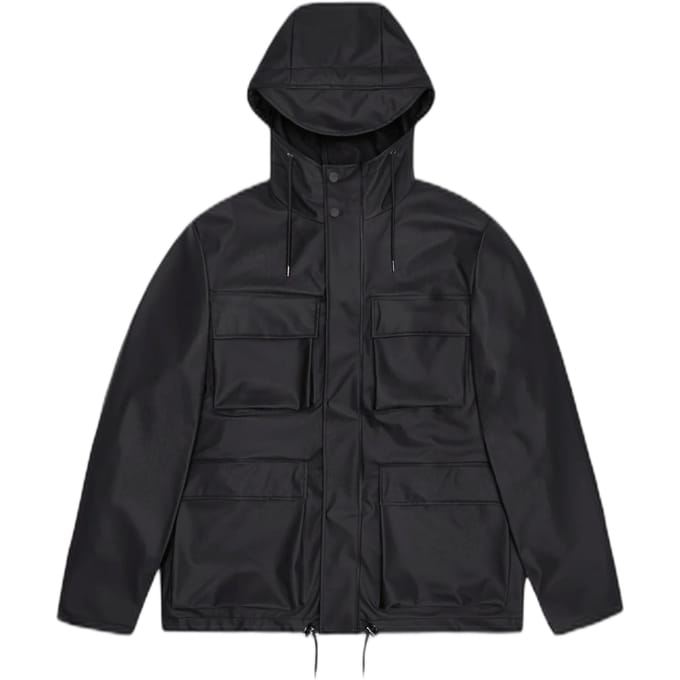 jas Rains pocket jacket w3 - zwart