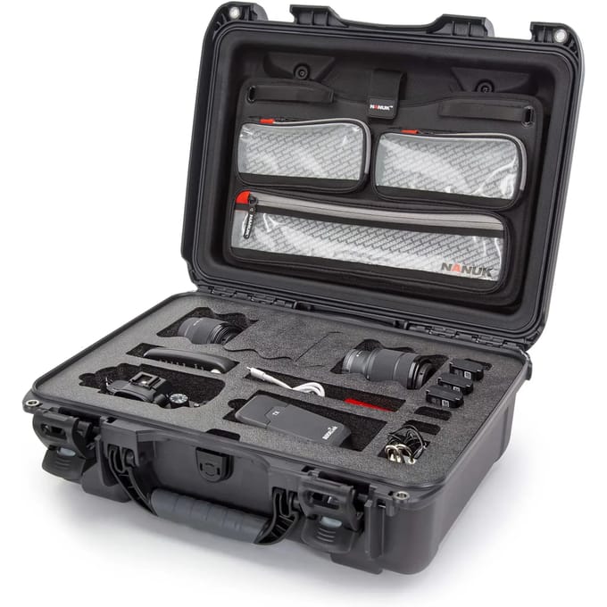 Nanuk 925 Camera Case 1 body DSLR - Graphite