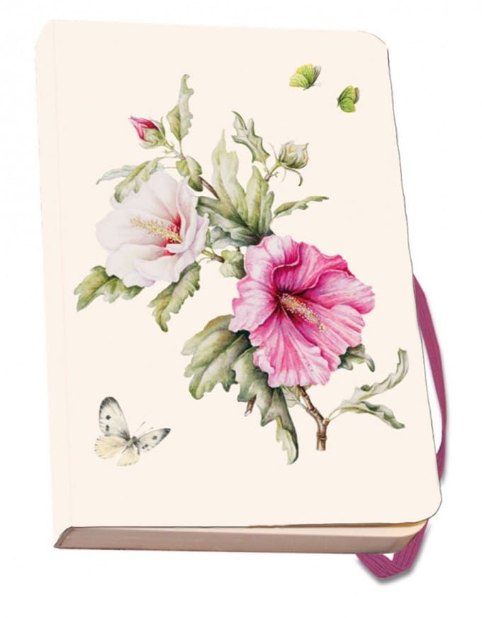 Notitiebioek a6 zacht kaft hibiscus- brinkman salentijn