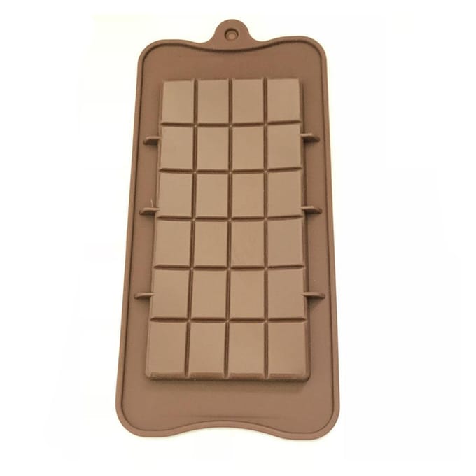 Chocoladevorm Vormen Bakvorm Cake Vierkant Siliconen Vormgeving DIY Siliconen Vorm Holte beige