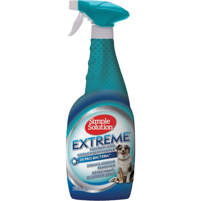750ml Simple Solution Extreme Stain & Geurverwijderaar voor honden