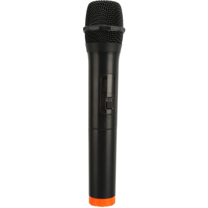 Microphone sans fil UHF Portée 131 pieds Réduction du bruit Microphone dynamique à main avec récepteur USB pour