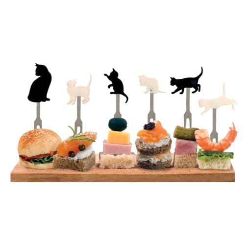 Legami aperitiefvorken meow à 6 stuks