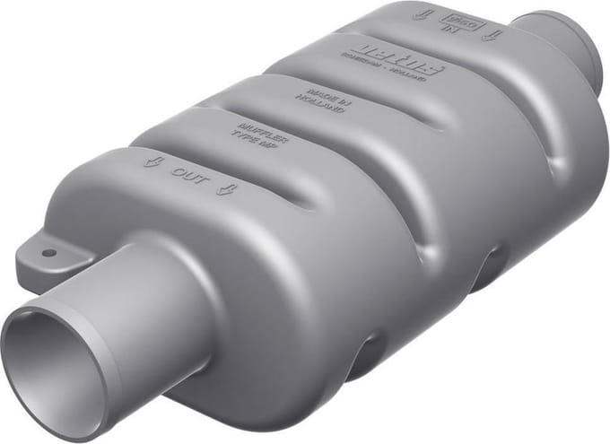 VETUS MP Geluiddemper voor Uitlaatslang Ø 45 mm