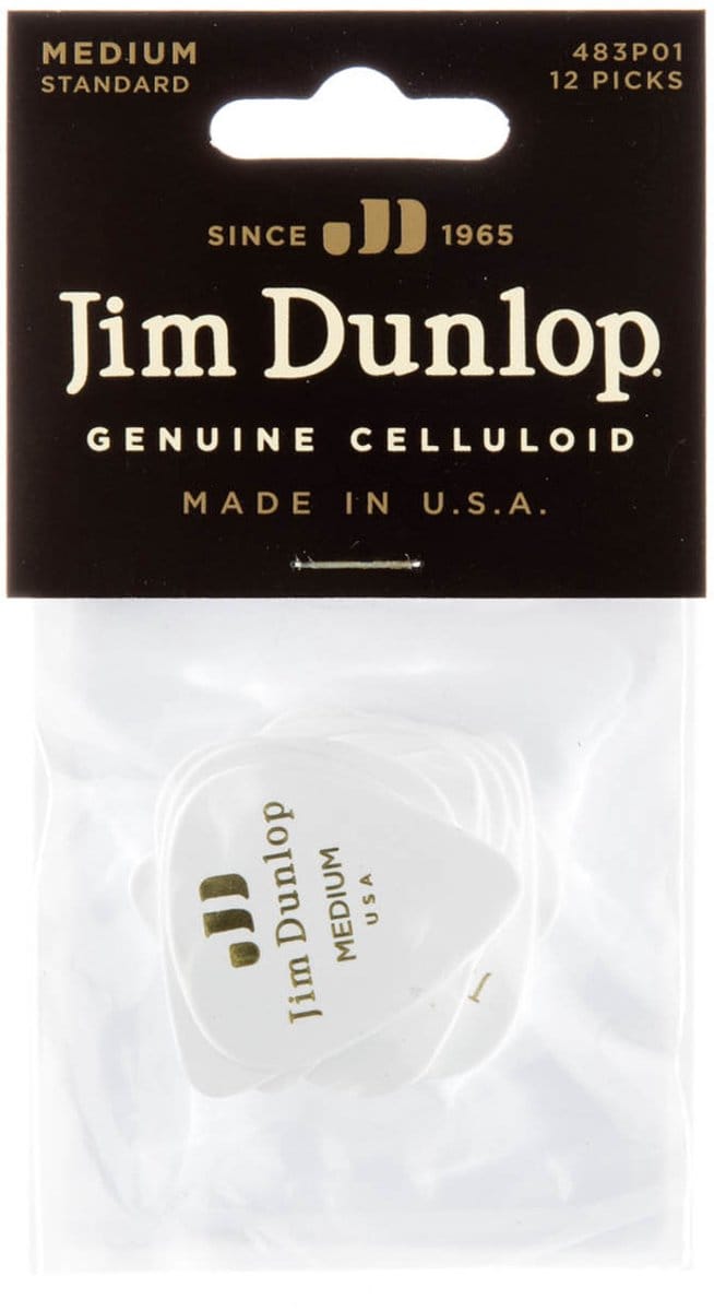 Jim Dunlop 483 Genuine Picks medium - Plectrum set
