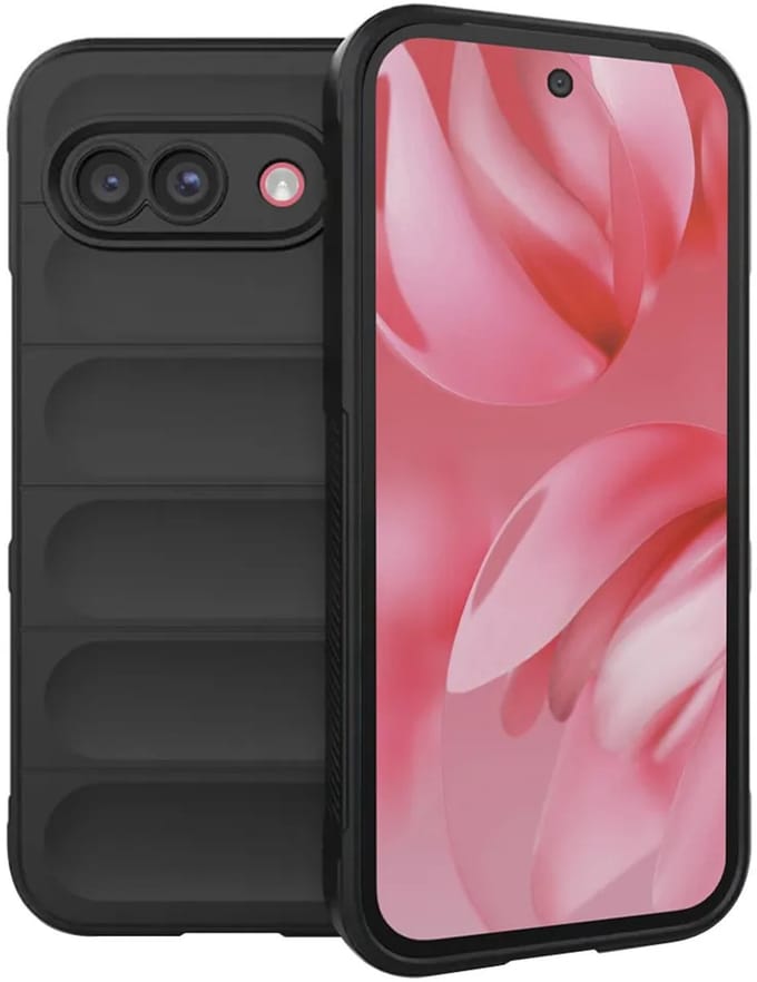 Hoesje geschikt voor Google Pixel 9a - Techsuit Magic Shield Silicone Back Cover - Zwart