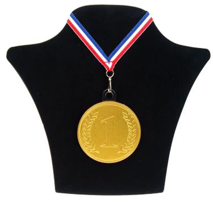 Steenland Chocolade Medaille - choco met halskoord - 10 stuks