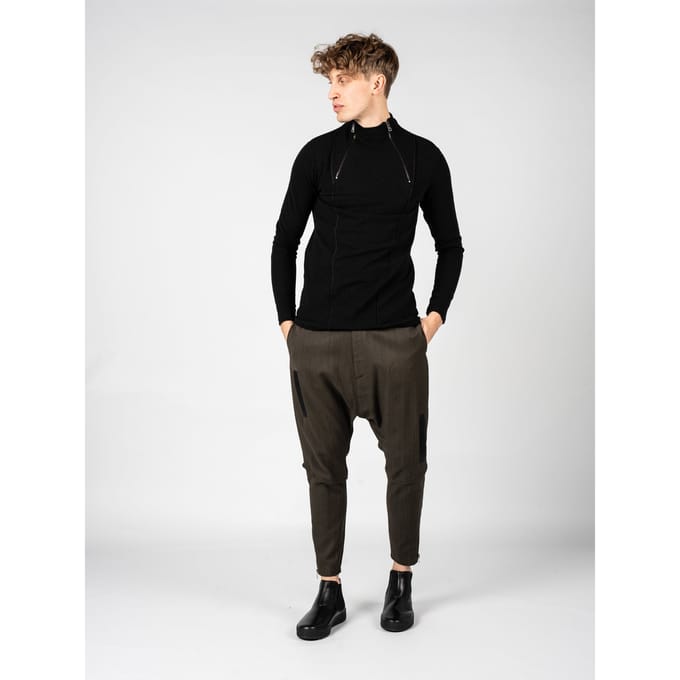 La Haine Inside Us broek LM064 Mannen groen