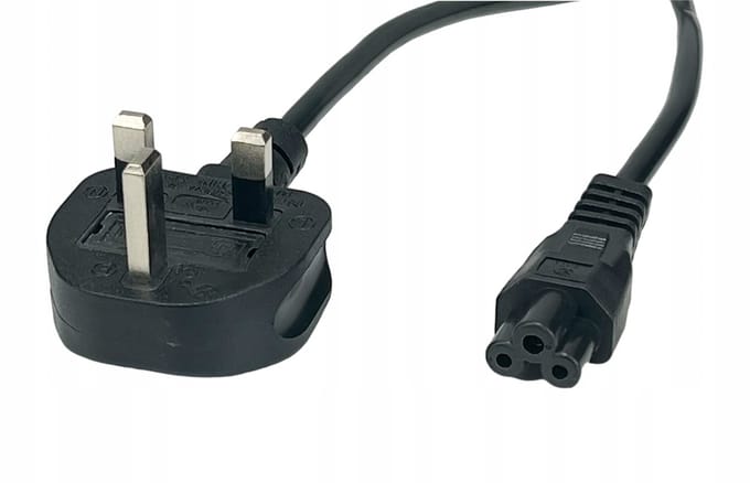 POS AC Stroomkabel C5 Klavertje 4 UK 1,8m