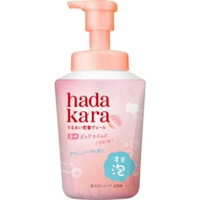 LION - Hadakara Medicated Pure Mild Moist Body Care Soap 540ml