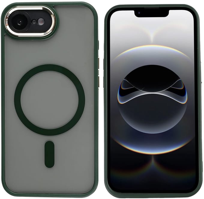 Rixus Classic 04 Case With MagSafe For iPhone 16e Dark Green