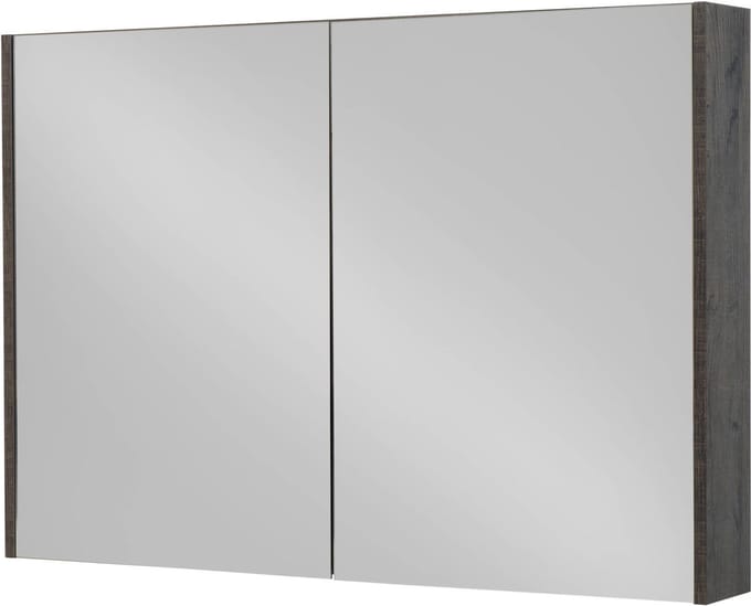 Saqu spiegelkast 100x14x70cm kasteel bruin