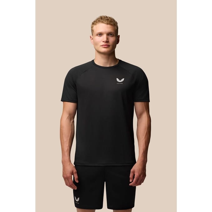 Castore Adapt Trainings T-Shirt Polyester Heren Zwart Activewear T-Shirts
