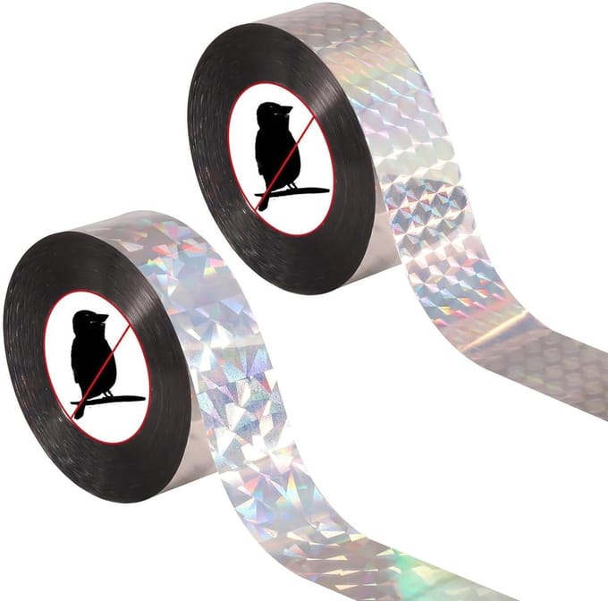 Dailygoods- Vogelafschrikband 100M - Dubbelzijdig - Reflecterend