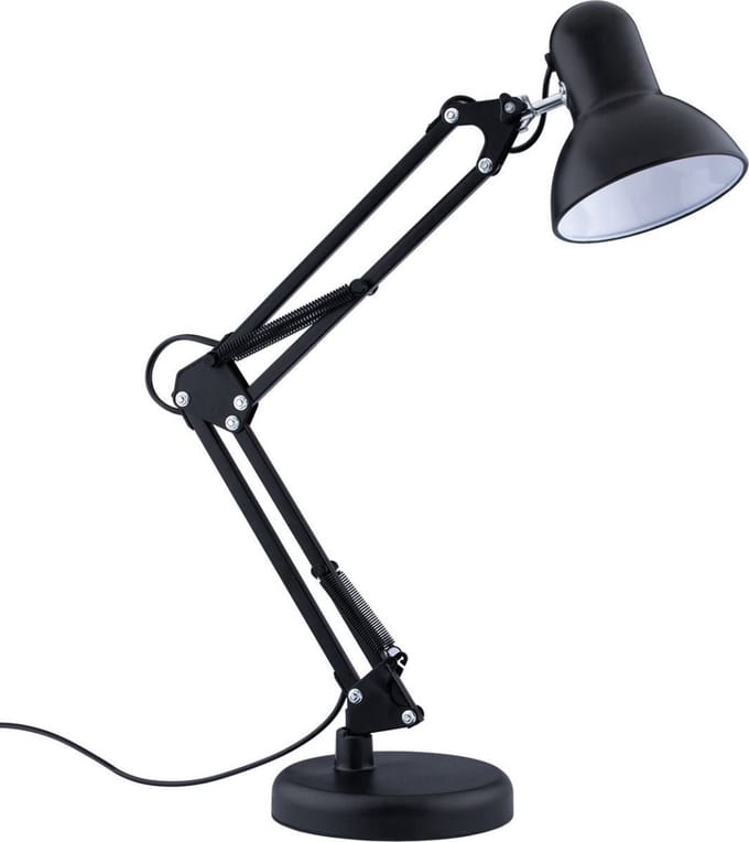 Bureaulamp - Retro - Verstelbaar - 1x40 watt - Wit