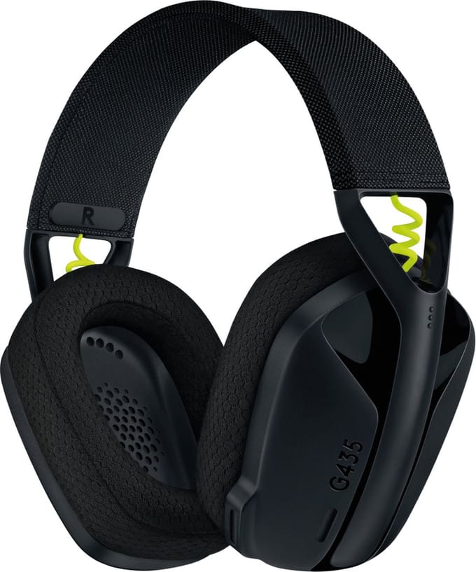 Logitech G435 LIGHTSPEED Over Ear headset Bluetooth Stereo Zwart Volumebegrenzing Gamen