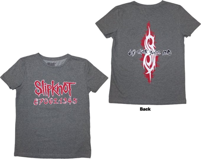 Slipknot - Don't Ever Judge Me Dames Tshirt - S - Grijs