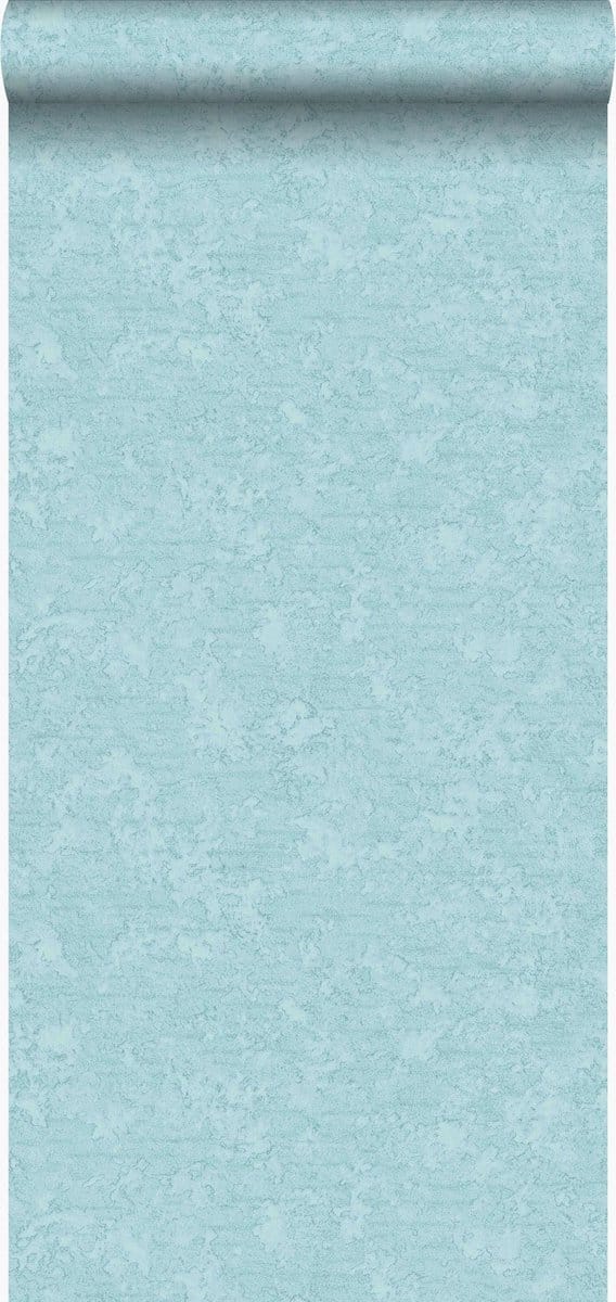 Origin Wallcoverings behang effen ijsblauw - 53 cm x 10.05 m - 345944