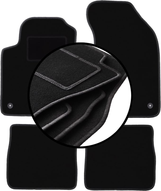 Complete set veloursmatten voor: Lancia Delta III hatchback (2008-2014)